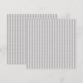 Cat kunstwerk | Leuke kat patroon naadloze achterg Kaart (Voorkant / Achterkant)