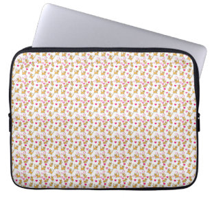 Cat kunstwerk Leuke kat Valentijn Laptop Sleeve
