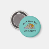 Cat Ladies Design Magneet (Voorkant / Achterkant)