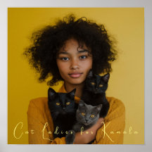 Cat Ladies voor Kamala Fine Art
