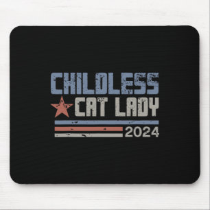 Cat Lady 2024 Grappige Politieke Verkiezingen Demo Muismat