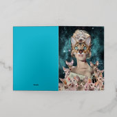 Cat Lady Folie Wenskaart (Buiten Laag)