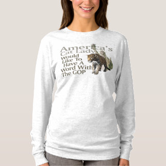 Cat Lady Jaguar Kamala T-shirt