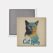 Cat Lady Magnet (Recto/Verso)