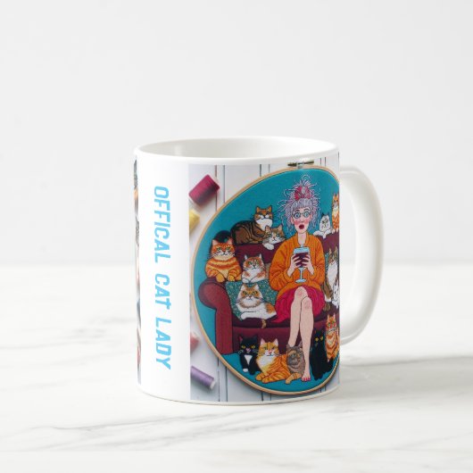 Cat Lady Mug (Devant droit)