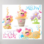 Cat Lady Poster (Voorkant)
