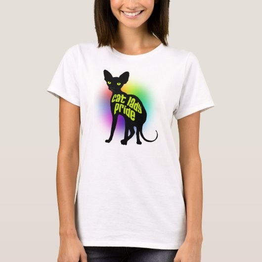 Cat Lady Pride T-shirt (Voorkant)