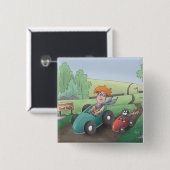 Cat Lady Road Rally Button (Voorkant /achterkant)