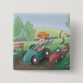 Cat Lady Road Rally Button (Voorkant)