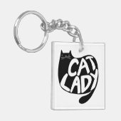 Cat Lady Sleutelhanger (Voorkant Links)