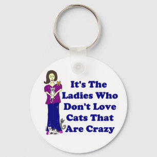 Cat Lady Sleutelhanger