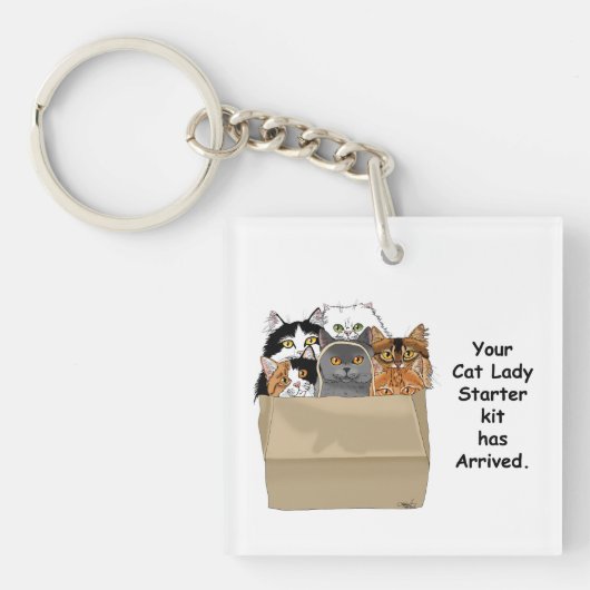 Cat Lady Starter Kit Sleutelhanger (Voorkant)