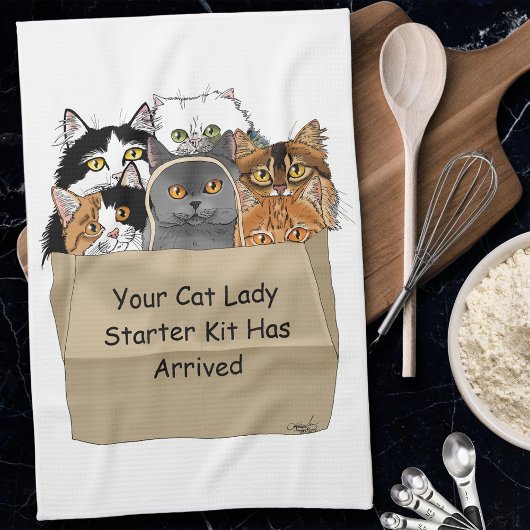 Cat Lady Starter Kit Theedoek
