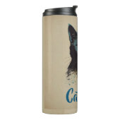 Cat Lady Thermal Tumbler Thermosbeker (Gedraaid links)