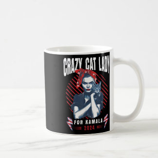 Cat Lady voor Kamala Kinderloze Cat Lady Kamala Ha Koffiemok