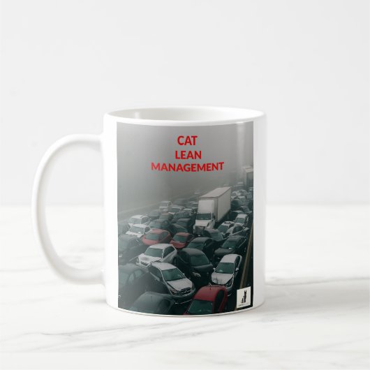 Cat Lean Management Koffiemok (Links)