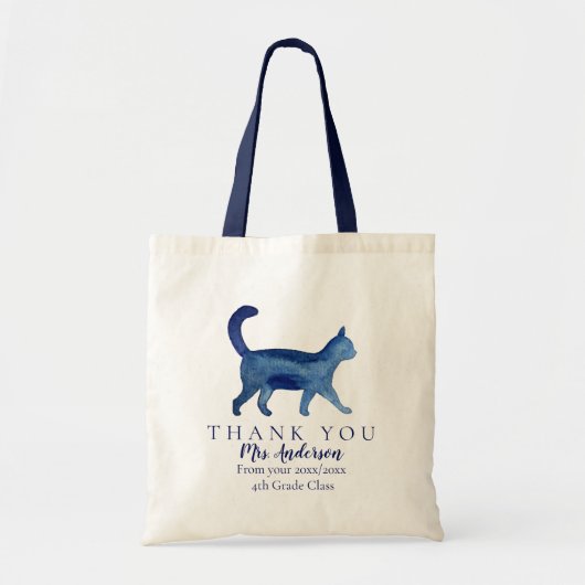 CAT-leraar bedankt cadeautjes Canvas tas (Voorkant)