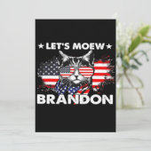 Cat Lets Meow Kaart (Staand voorkant)