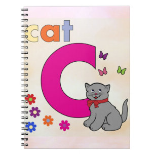 Cat Letter C Notitieboek