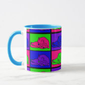 CAT LICKING MATT POP ART MOK (Links)