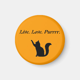 Cat Live Love Purr Magneet