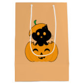 Cat-lloween Bolsa de regalo Medium Cadeauzakje (Achterkant)