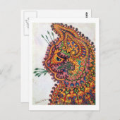 Cat, Louis Wain Briefkaart (Voorkant / Achterkant)