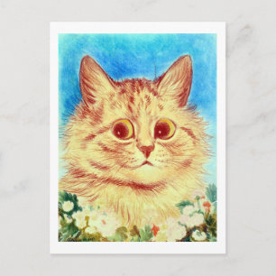 Cat, Louis Wain Briefkaart