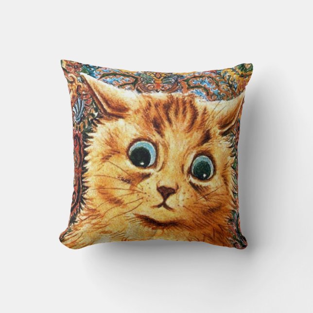 Cat, Louis Wain Kussen (Voorkant)