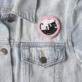 Cat Love Buttonnen Ronde Button 5,7 Cm (In situ)
