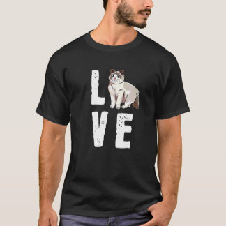 Cat Love My Ragdoll 1 T-shirt