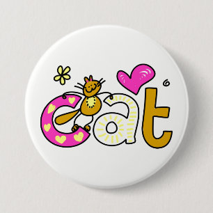 CAT Love Ronde Button 7,6 Cm