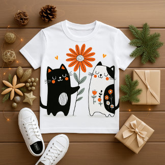 cat love t shirt design