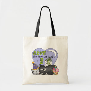 Cat Lover 2e Verjaardag Tshirts en geschenken Tote Bag