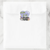 Cat Lover 4e verjaardag T-shirts en geschenken Ronde Sticker (Tas)