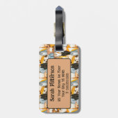 Cat Lover Bagagelabel (Achterkant verticaal)