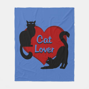 Cat Lover Blanket Le Chat Blankets Beddedecor Fleece Deken