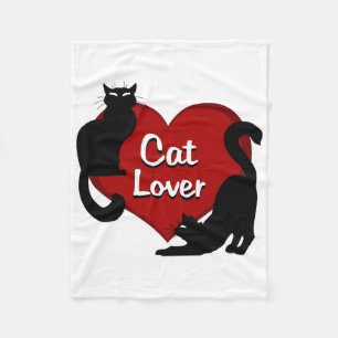 Cat Lover Blanket Le Chat Blankets Beddedecor Fleece Deken