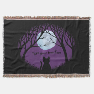 Cat Lover Blanket Le Chat Fat Cat Throw Blanket Deken