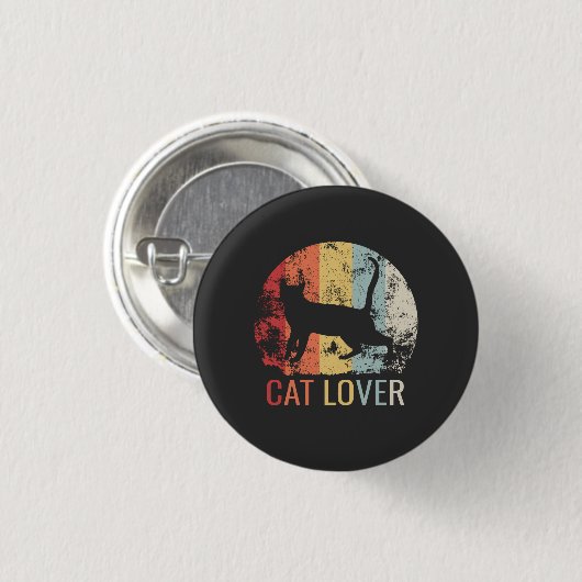 Cat Lover Button (Voorkant /achterkant)