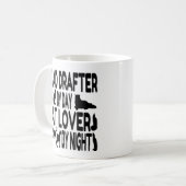 Cat Lover CAD Drafter Koffiemok (Voorkant links)