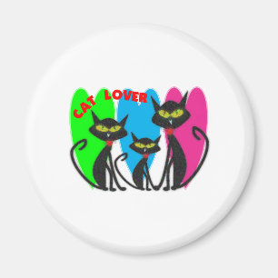 Cat Lover-cadeaus—unieke katten—heldere kleure Magneet