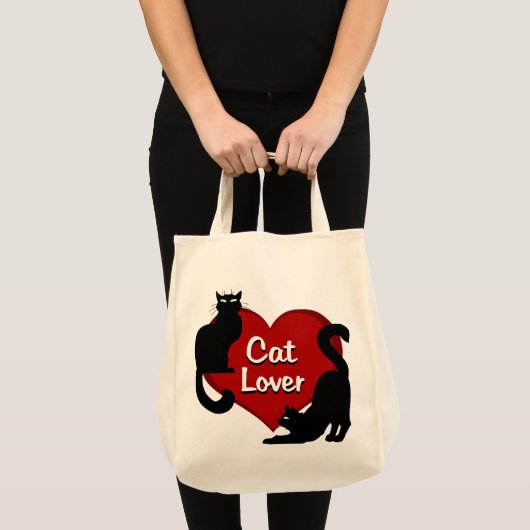 Cat Lover Canvas tassen Cat Lover Bags  (Voorkant (product))