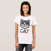 Cat Lover - Cat Design T-shirt (Voorkant volledig)