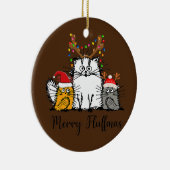 Cat Lover Cat mam Cat Pap Kerstmis Keramisch Ornament (Rechts)