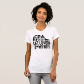 Cat Lover CPA T-shirt (Voorkant volledig)