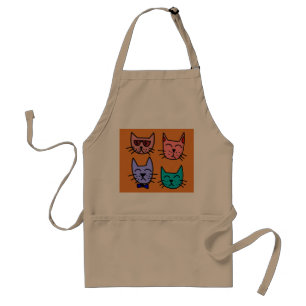 CAT LOVER Cute Kitchen aprons Standaard Schort