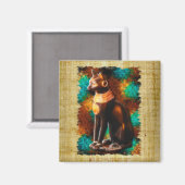 "CAT LOVER" Egyptische bastetkat Magnet Magneet (Voorkant / Achterkant)