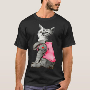 Cat Lover Funny Cat I Love Mam Tattoo Gifts T-shirt