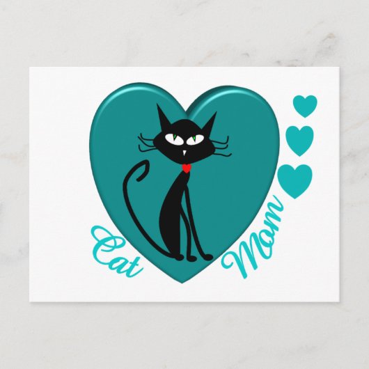 Cat Lover Gifts Briefkaart (Voorkant)